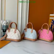 Louis Vuitton Material: Canvas + genuine leather Dimensions: 23.5*17.5*11.5CM Model 27526/27525/28272 #B67332