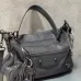Balenciaga Classic Le Cagole Crossbody Bag - Black Crinkled Leather, Signature Hardware & Adjustable Strap, Edgy Luxury Shoulder Bag for Fashion-Forward Style #B56833