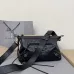 Balenciaga Classic Le Cagole Crossbody Bag - Black Crinkled Leather, Signature Hardware & Adjustable Strap, Edgy Luxury Shoulder Bag for Fashion-Forward Style #B56833