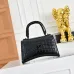 Balenciaga Hourglass Croc Embossed Handbag 19x8x21cm #B64989