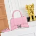 Balenciaga Hourglass Croc Embossed Handbag 19x8x21cm #B64989