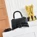 Balenciaga Hourglass Croc Embossed Handbag 19x8x21cm #B64989
