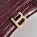 Balenciaga Hourglass Croc Embossed Handbag 23x10x24cm #B64985