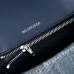 Balenciaga Hourglass Denim Handbag Silver B Logo 23x10x24cm #B64971