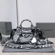 Good Quality Balenciaga Designer Bag - Edgy Graffiti Style #B46189