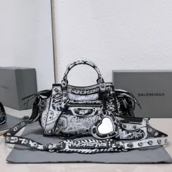 Good Quality Balenciaga Designer Bag - Edgy Graffiti Style #B46189