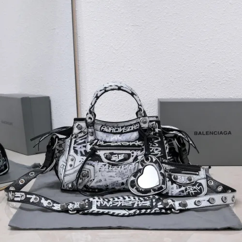 Good Quality Balenciaga Designer Bag - Edgy Graffiti Style #B46189