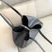 Burberry Black Leather Tote Bag 2221 #B55661