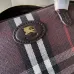 Burberry Check Canvas Bowling Bag with Leather Trim 33.5×12.5×17cm #B65004