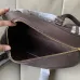 Burberry Check Canvas Bowling Bag with Leather Trim 33.5×12.5×17cm #B65004