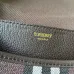 Burberry Check Canvas Crossbody Saddle Bag 24.5×8×18cm #B65008