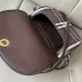 Burberry Check Canvas Crossbody Saddle Bag 24.5×8×18cm #B65008