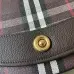 Burberry Check Canvas Crossbody Saddle Bag 24.5×8×18cm #B65008