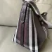 Burberry Check Canvas Shoulder Bag 25.5×12×16cm #B65007