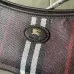 Burberry Check Canvas Shoulder Bag 25.5×12×16cm #B65007