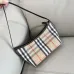 Burberry Check Canvas Shoulder Bag with EKD Logo 25.5×12×16cm #B65006