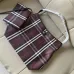 Burberry Check Cotton Canvas Hobo Tote Bag 35.5×15×38cm #B65003