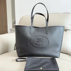 Burberry Highlands Leather Tote 2221 38×16.5×28cm #B67250