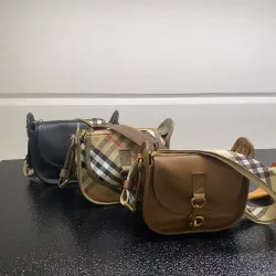 Burberry Leather Mini Saddle Bag 6931 19×9×17.5cm #B67247