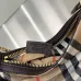 Burberry Mini Check Canvas Chain Shoulder Bag 19×6×20cm #B65009