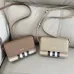 Burberry Women's Crossbody Bag - Black Leather & Iconic Check Pattern, London England Logo, Stylish Shoulder Bag for Luxury Fashion #B56713