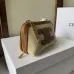 CELINE CLUTCH ON CHAIN CUIR TRIOMPHE IN TEXTILE AND CALFSKIN #B49115
