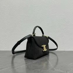 Celine 118113 Triomphe Kelly Handbag in Denim Size 20x8x14CM #B62900