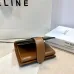 Celine Leather Wallet with Triomphe Closure #B46184
