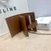 Celine Leather Wallet with Triomphe Closure #B46184
