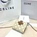 Celine Leather Wallet with Triomphe Closure #B46184