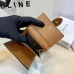 Celine Leather Wallet with Triomphe Closure #B46184