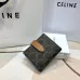 Celine Leather Wallet with Triomphe Closure #B46184