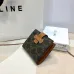 Celine Leather Wallet with Triomphe Closure #B46184