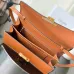 Celine Teen Triomphe Bag shiny calfskin Black/brown #A69299