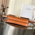 Celine Teen Triomphe Bag shiny calfskin Black/brown #A69299