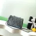 2026 Chanel Evening Bag  Dark Gray  Colorful Rhinestones  Luxurious  Stylish for Formal Events #B60136