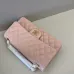 Authentic CHANEL Classic Flap Bag in Light  Caviar Leather good Hardware  Wide 25cm #B54330