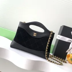 CHAEL Mini 31bag Black Satchel With Chain #B49663