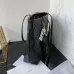 CHANEL Calfskin Quilted Pocket Shopping Tote Black #B48998