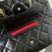 CHANEL Calfskin Quilted Pocket Shopping Tote Black #B48998