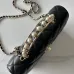 CHANEL Lambskin Quilted Crystal Top Handle Clutch #B50302