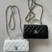 CHANEL Lambskin Quilted Crystal Top Handle Clutch #B50302