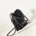 Chanel 22 mini handbag, Shiny calfskin & gold-tone metal  #B49043