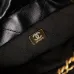 Chanel 22 mini handbag, Shiny calfskin & gold-tone metal  #B49043