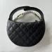 Chanel 23k Hula Hoop Bag with Camelia #B50298