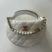 Chanel 23k Hula Hoop Bag with Camelia #B50298