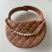 Chanel 23k Hula Hoop Bag with Camelia #B50298