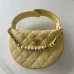 Chanel 23k Hula Hoop Bag with Camelia #B50298