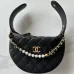 Chanel 23k Hula Hoop Bag with Camelia #B50298