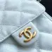 Chanel 25 medium handbag, Grained calfskin  #B49662
